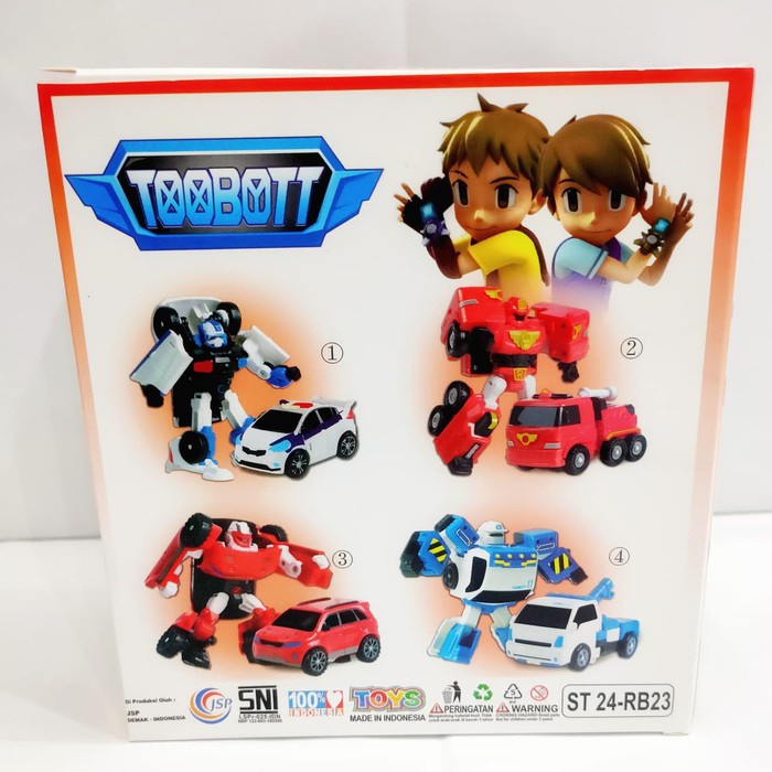 ST24-RB23 Mainan Robot Torbott Tobbot Mini Z Sedan Merah ST24 - RB23