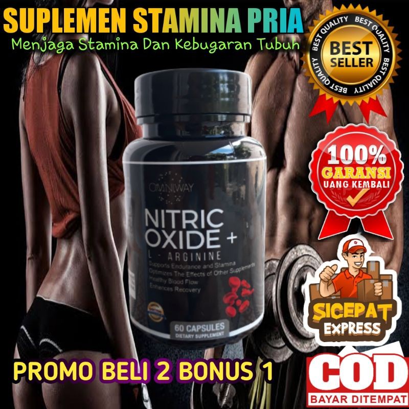 Suplemen Fitness Nitric Oxide + L Arginine Kesehatan Pria