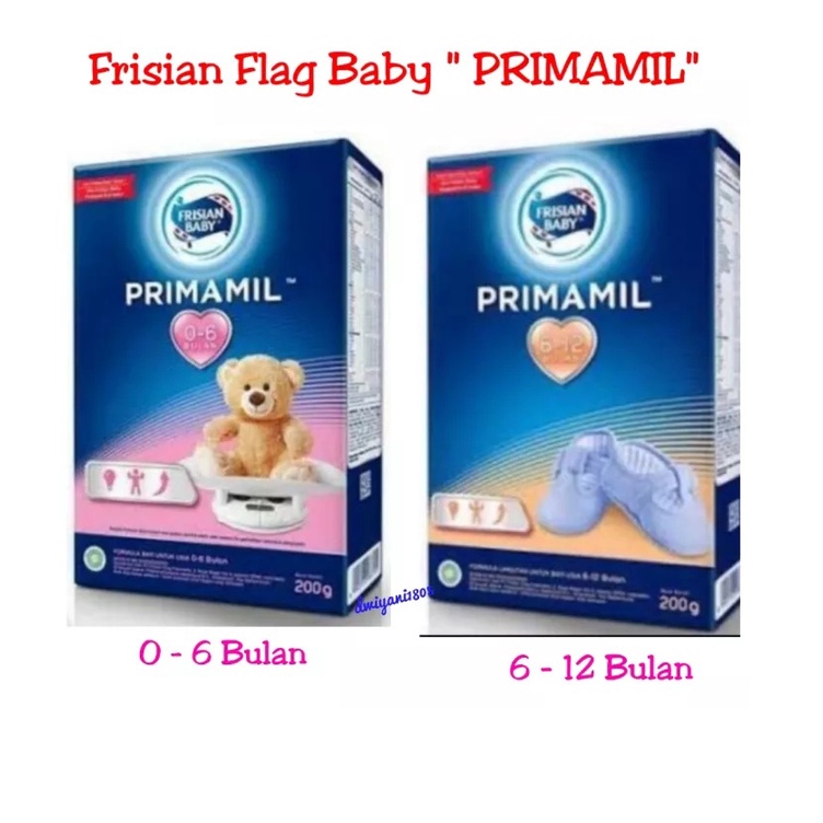 Susu Bendera Primamil/Frisian Flag Primamil 0-6 Bulan/6-12 Bulan