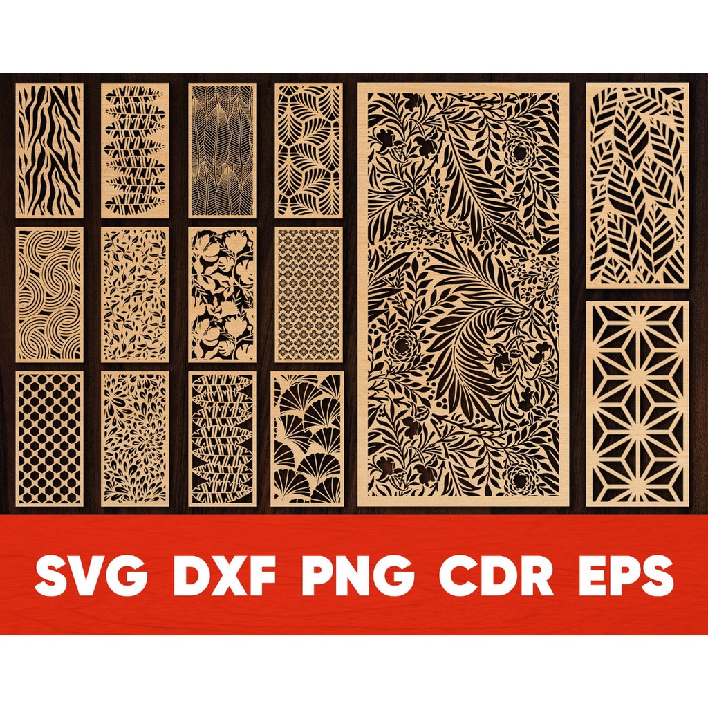 MOTIF DESAIN FILE CNC 15 PEMBATAS RUANGAN / CNC PLASMA ROUTER / MOTIF CNC DESAIN