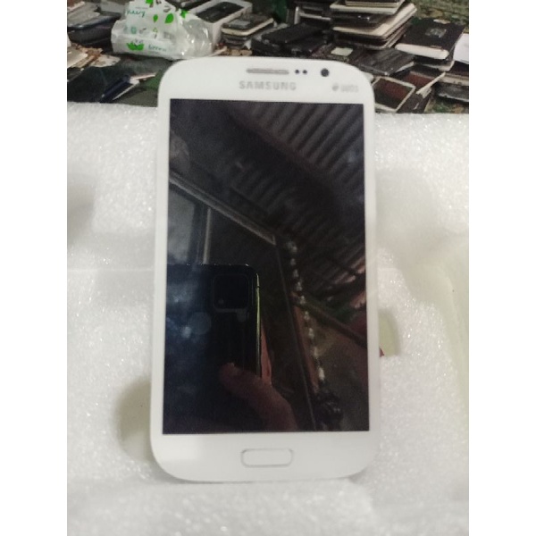 LCD Touchscreen Frame dan Flexibel On Off Samsung Grand Duos GT-i9082 Ori Copotan HP