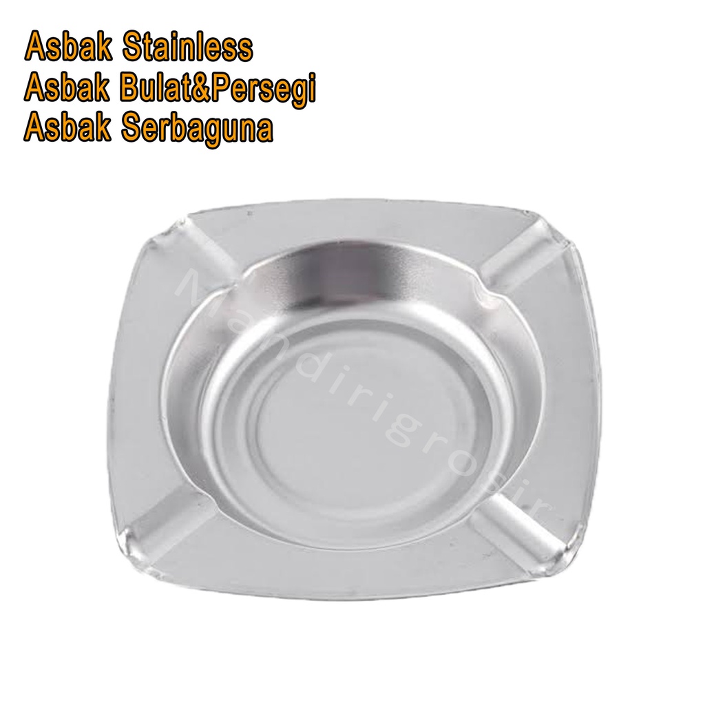 Asbak Stainless *Asbak * Asbak Rokok *Asbak Serbaguna