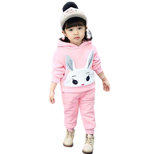 HappyOliver PASSWORD BUNNY Hoodie Setelan Sweater 1 - 7 Tahun Baju Anak BerKualitas