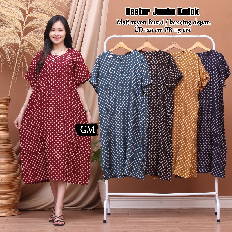 Daster jumbo busui rayon ld 120 terbaru