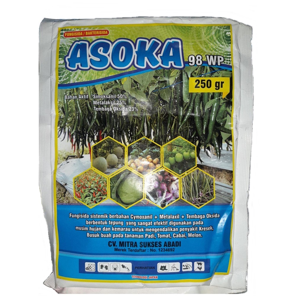 Fungisida Dan Bakterisida ASOKA 98wp isi 250gr