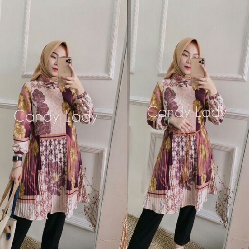 Rosaline Flowery Tunik by Candy Lady Store