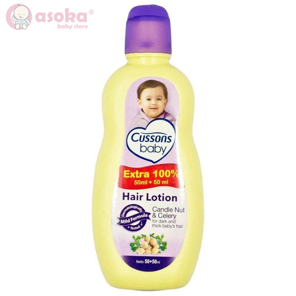 Cussons Baby Hair Lotion 50ml + 50ml ASOKA