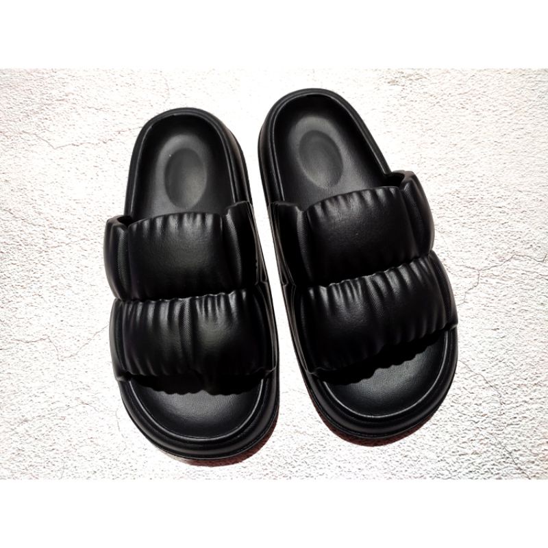 sandal slop wanita sandal gosome karet senyawa model polos