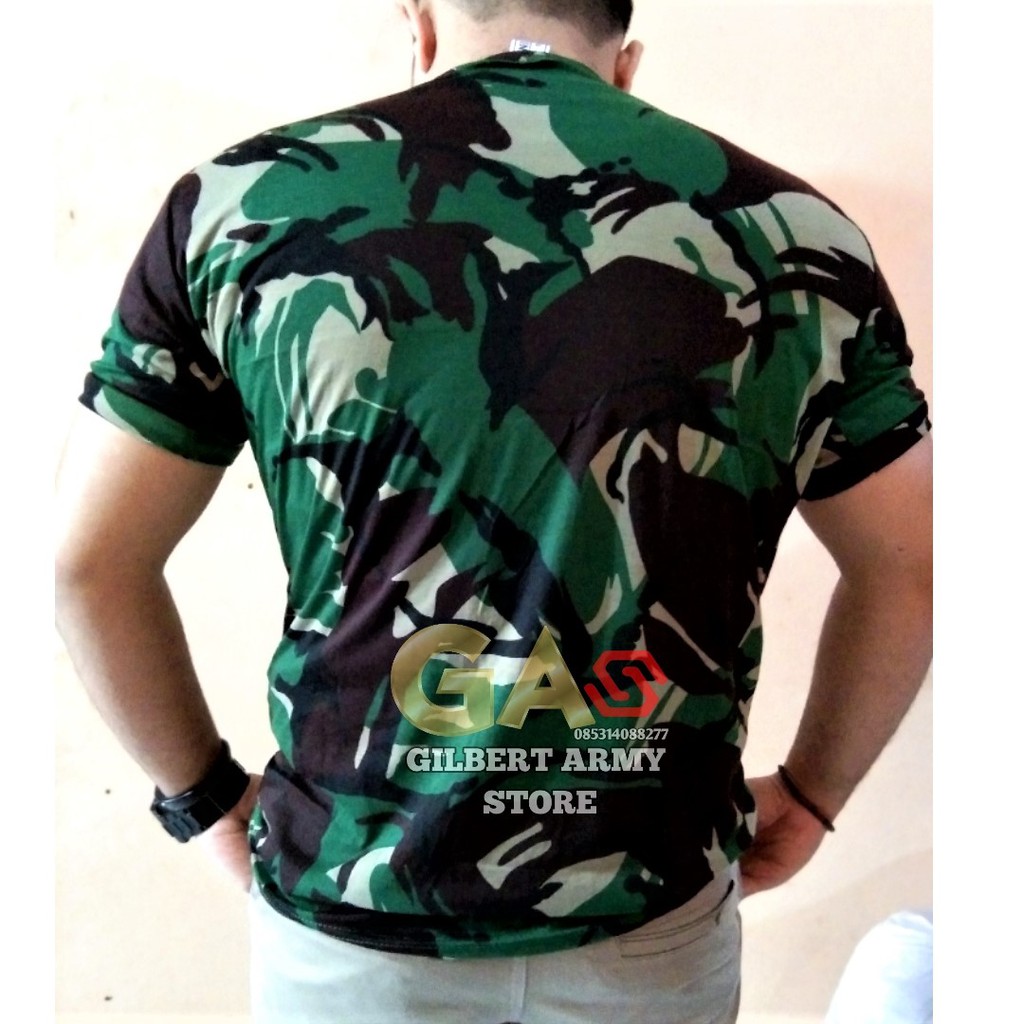 GILBERT ARMY STORE Kaos Loreng Malvinas Tni  Kaos Pria Army Promo Kaos Murah Grosir kaos Militer