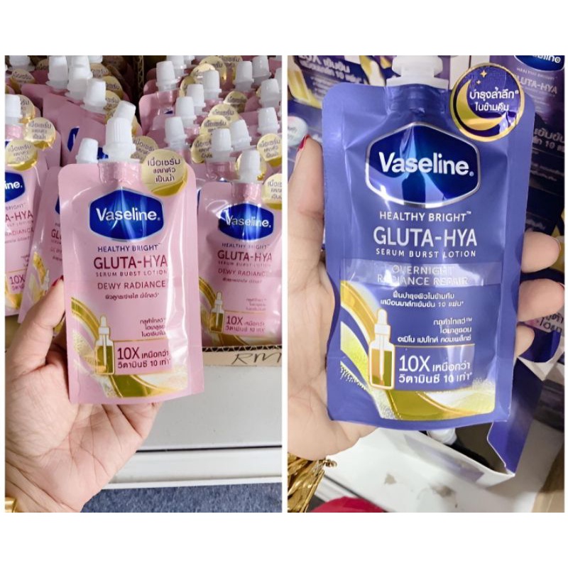 Vaseline Gluta Hya Sachets 30 Ml ORIGINAL THAILAND
