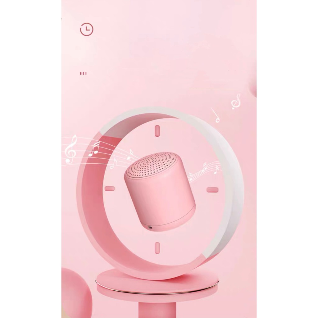 【33LV.ID】Speaker Bluetooth Bass Stereo Mini LittleFun Macaron