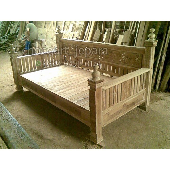 bale bale rahwana mentah chocoart jepara bangku rahwana jumbo jati asli jepara