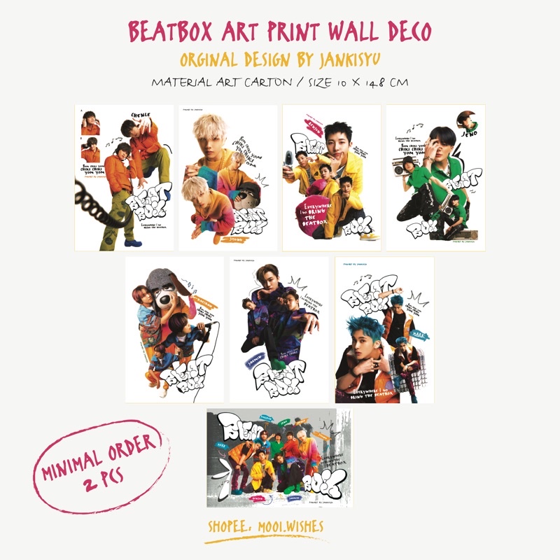 Beatbox NCT Dream Art Print Wall Deco by jankisyu