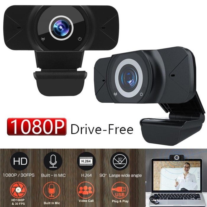 W7 Full Hd Webcam 1080P With Microphone Web cam 1080P FULL HD JERNIH