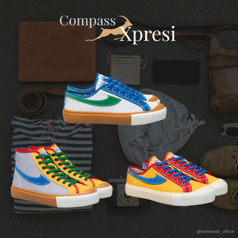 Compass Gazelle Xpresi Low Yoshua - Compass Xpresi Low Anastasia - Compass Xpresi Hi Aria - colab BC