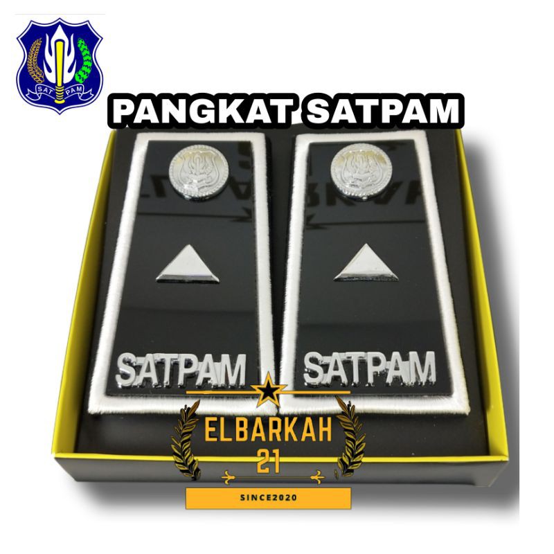 PANGKAT SATPAM GADA PRATAMA AKRILIK TERBARU EXKLUSIVE