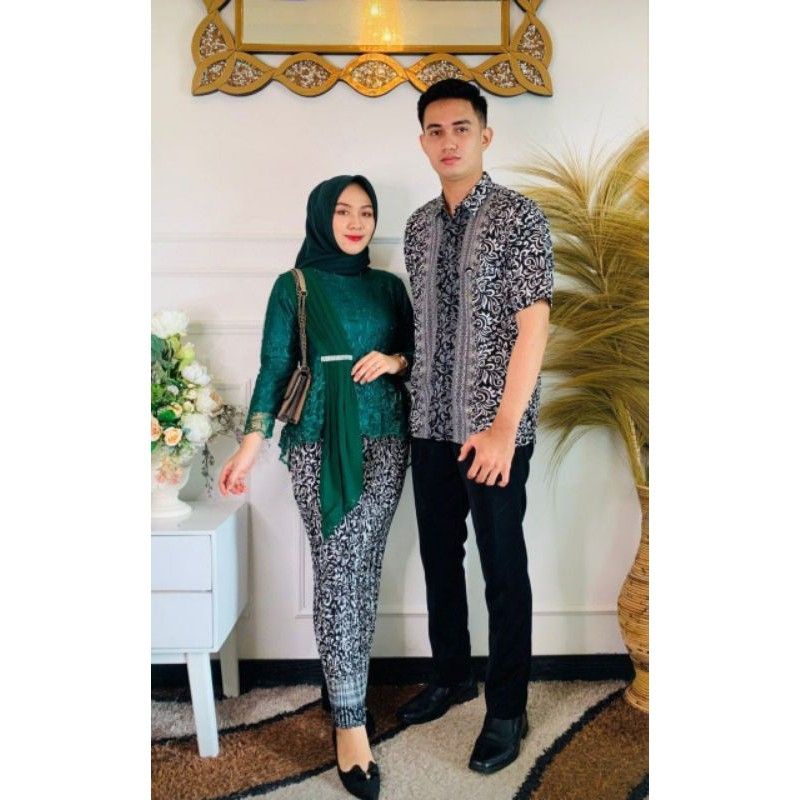 IndahKebaya | KEBAYA COUPLE GOALS / KEBAYA SELENDANG MODERN / KEBAYA LAMARAN AKAD /TERMURAH ORIGINAL