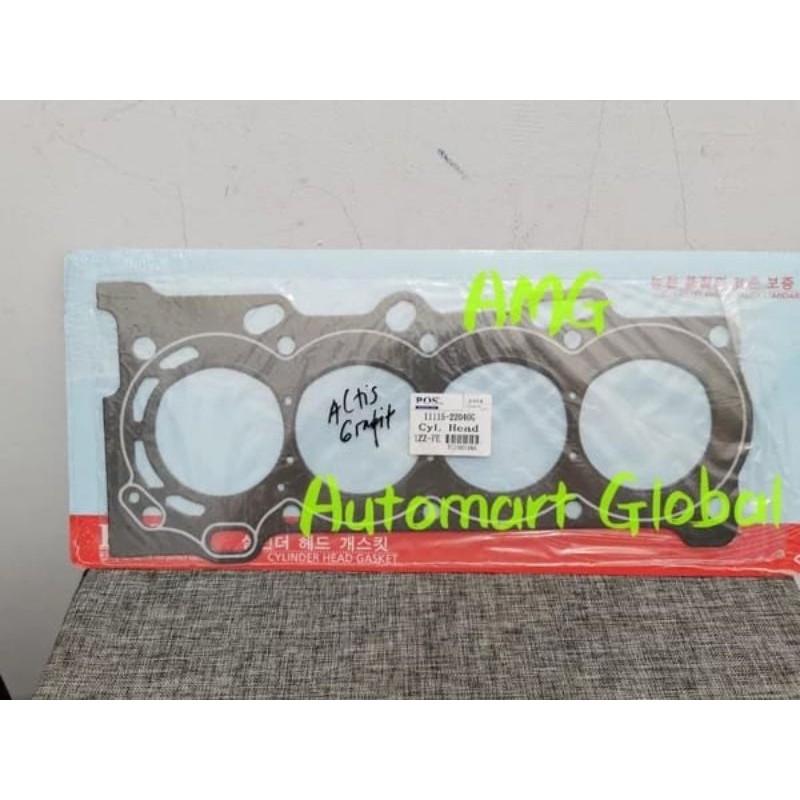 packing cylinder head deksel corolla altis 1zzfe grafit asbes