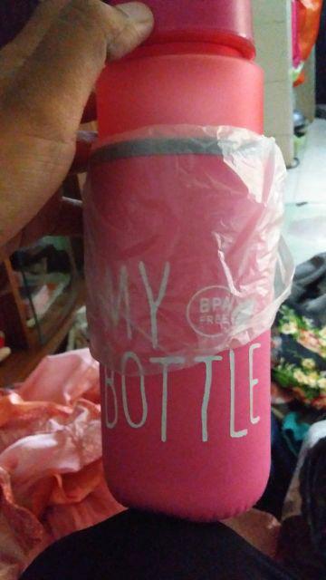 My Bottle Doff + Pouch  Warna Infused Water 500ml - Botol Minum B03-6a