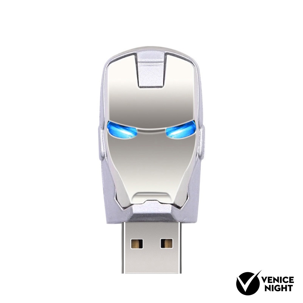 (SF) Flashdisk USB 2.0 512GB 1TB 2TB Bentuk Iron Man