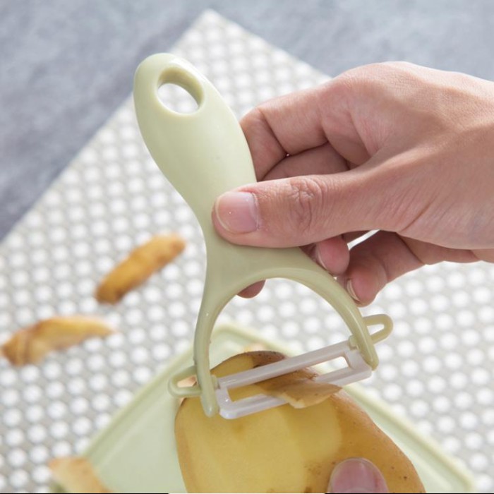 3 in 1 Kitchen Tools - Pisau Peeler Plus Talenan Keramik