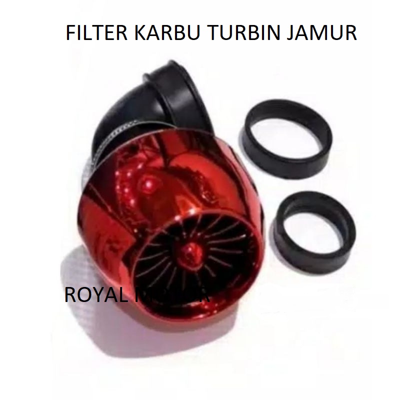 [ model TURBIN PESAWAT ] FILTER KARBU Racing VARIASI filter karbu  asl  power jet PE dan PWK saringan filter udara universal