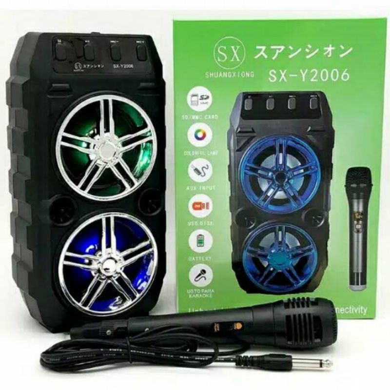 SPEAKER BLUETOOTH SX-Y2006 FREE MIC