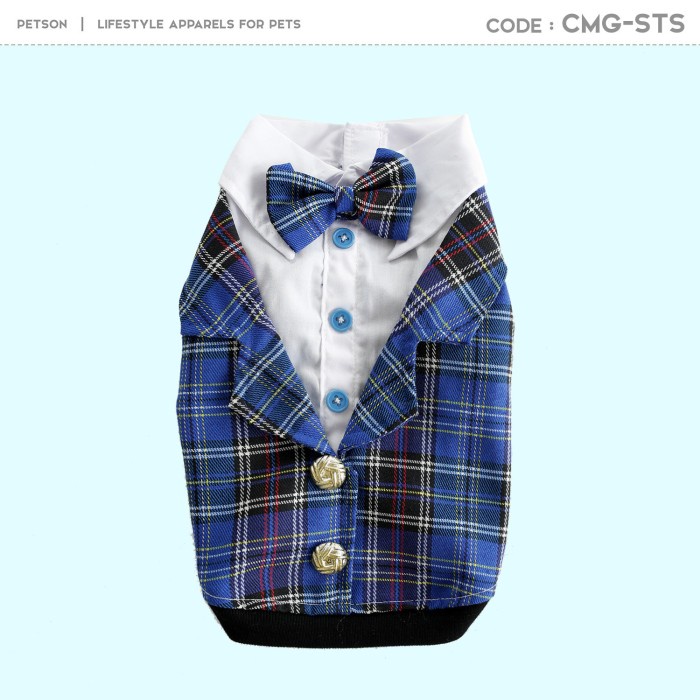 Baju Anjing Sailor Uniform Shirt