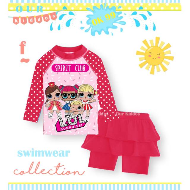 SwimWear ( Baju Renang )LOL Junior (sz 8-14th)