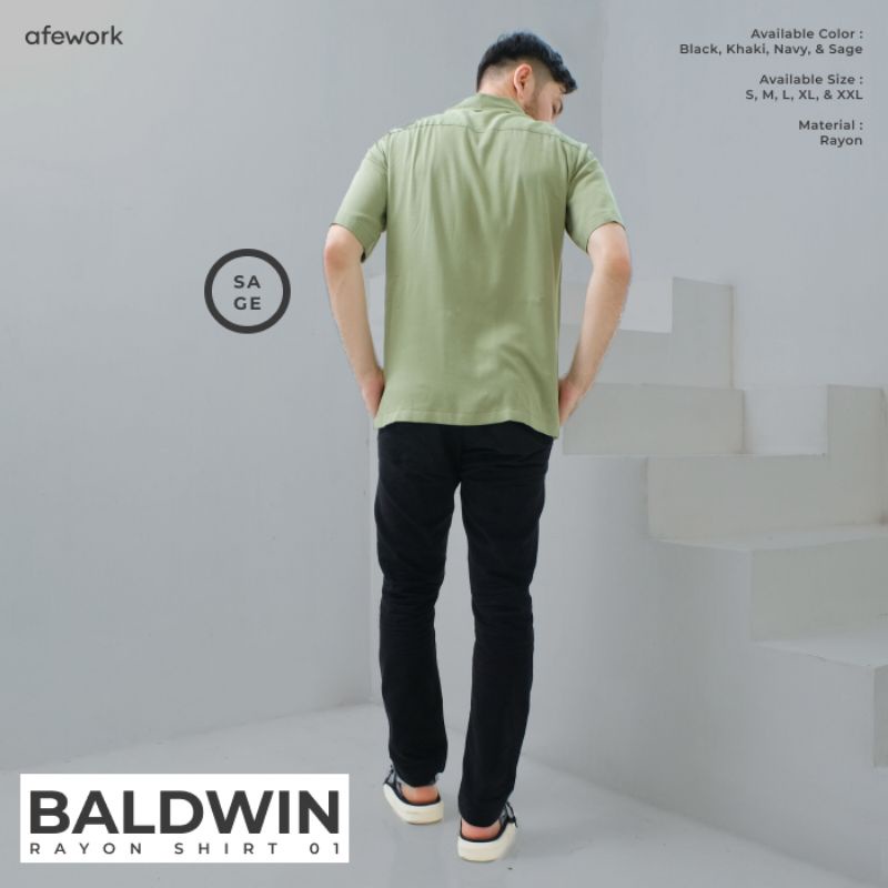 KEMEJA LENGAN PENDEK © BALDWIN RAYYON SHiRT 01 © AFEWROK