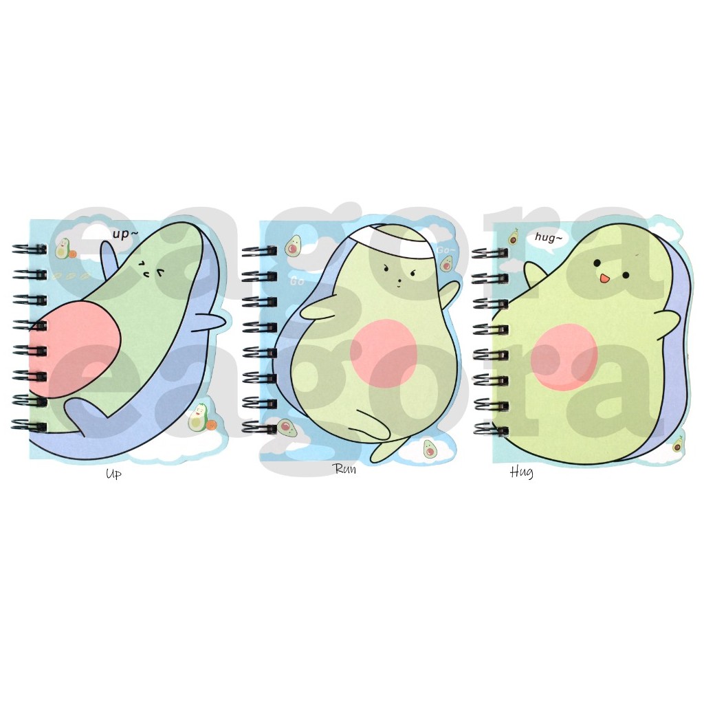 

Notebook Chubby Avocado Bentuk Notepad Lucu Buah Alpukat Notebook