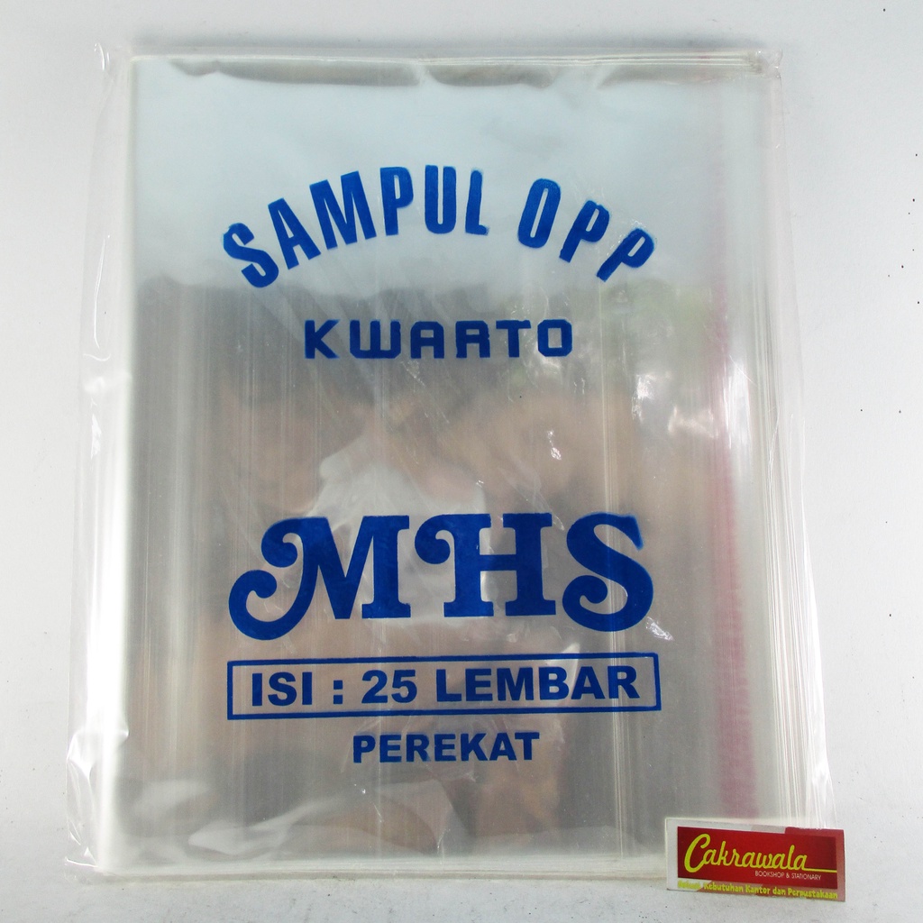 

MHS SAMPUL BUKU PLASTIK KWARTO