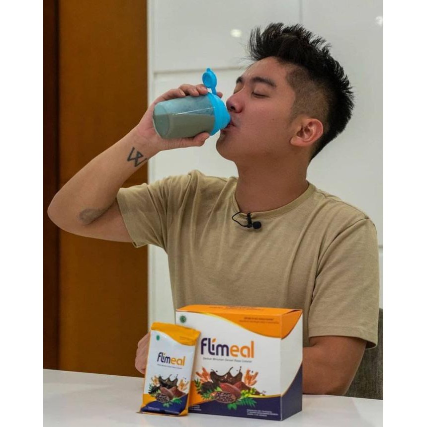 

(COD) Flimeal 2 Box Meal Replacement Rasa Coklat Free Shaker Gratis Ongkir