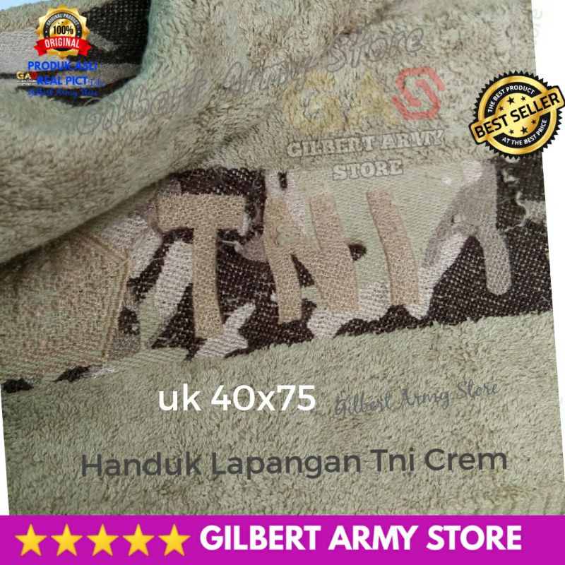 Grosir Handuk jatah  Tni Lapangan kecil Terbaru Tan gurun Tebal Murah Gilbert Army Store Viral Keren