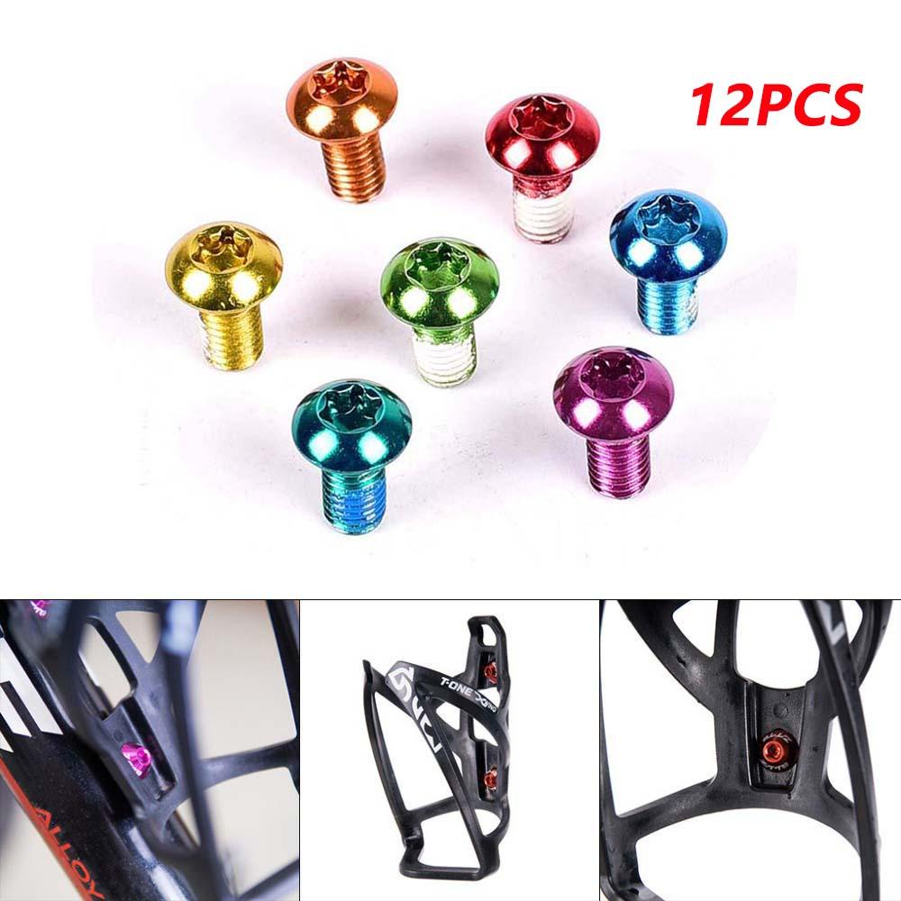 Lanfy Rem Cakram Baut Baja Alloy M5x10mm Chainwheel Plate Nail Speed Disc MTB Sepeda Sepeda Part