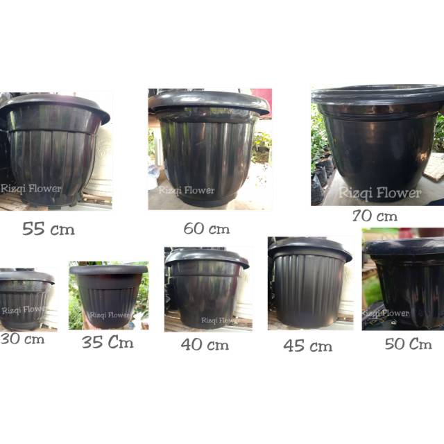 Berbagai Macam Ukuran pot Hitam Berkuping 30 cm 35 cm 40 Berbagai Macam Ukuran pot Hitam Berkuping 30 cm 35 cm 40