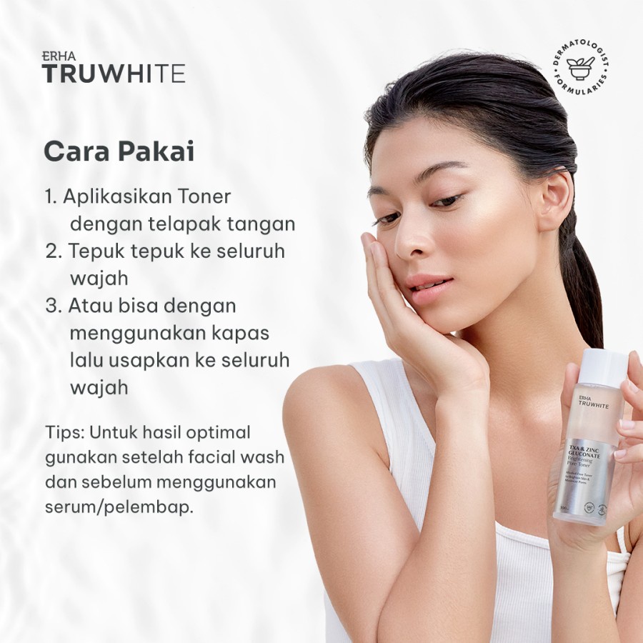 ERHA Paket Pencerah Kulit Wajah - Facial Wash + C Serum + Toner - Ultra Glow Skin