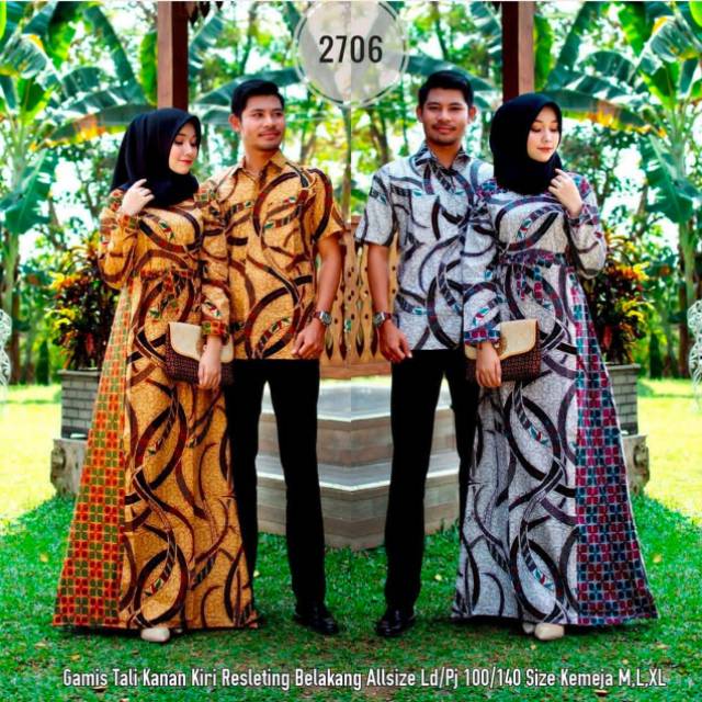 FS COUPLE GAMIS KATUN 2706 - COUPLE GAMIS DWI RUMBAY best seller