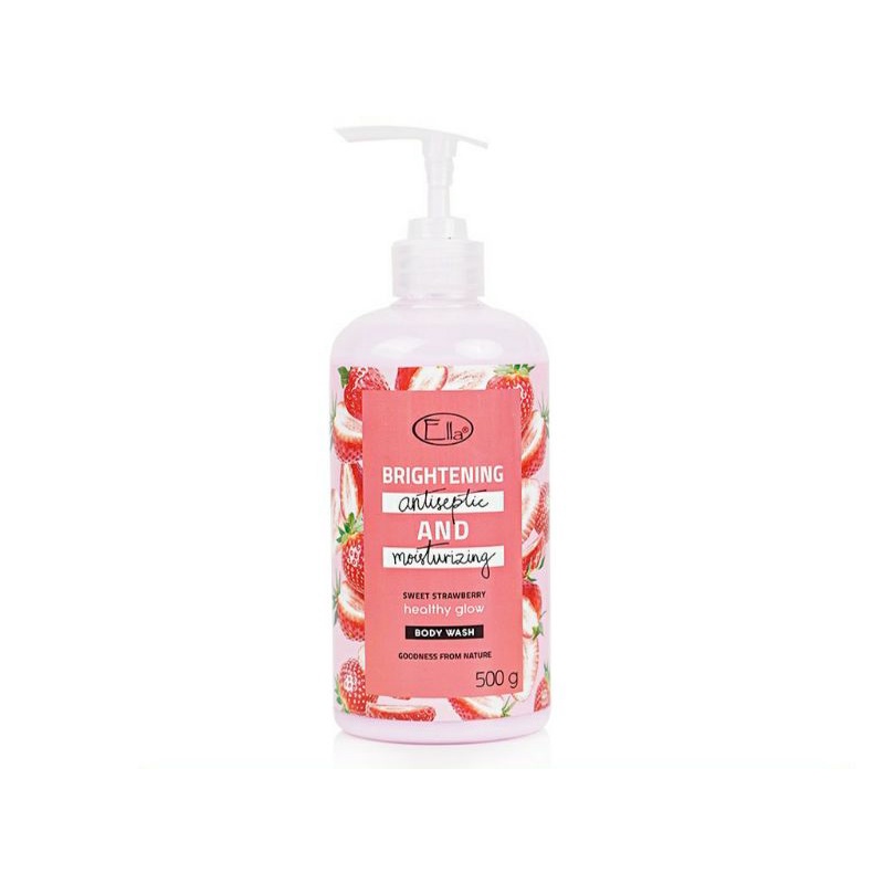 strawberry brightening body wash (Ella Skin Care)