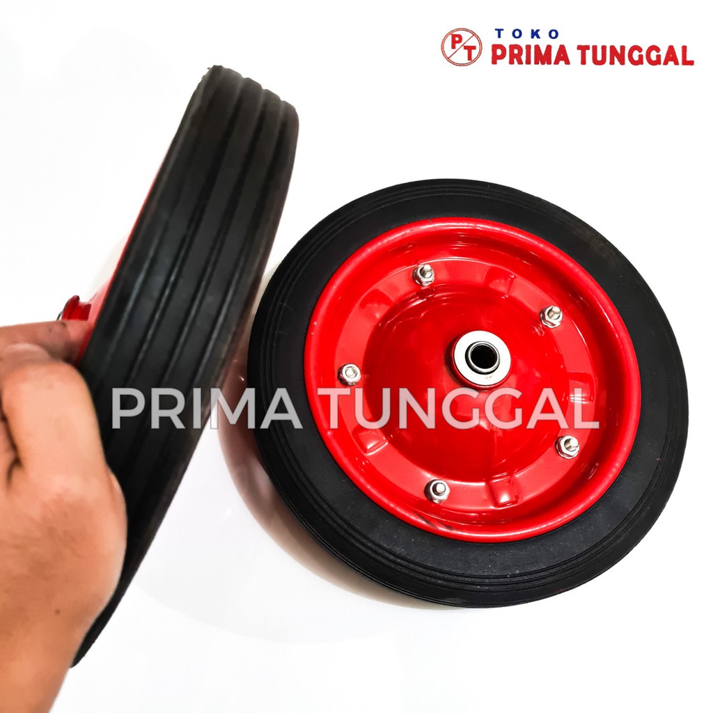 Roda + Velg Angkong Gerobak Sorong Kereta Pasir Ban Angkong + Velg