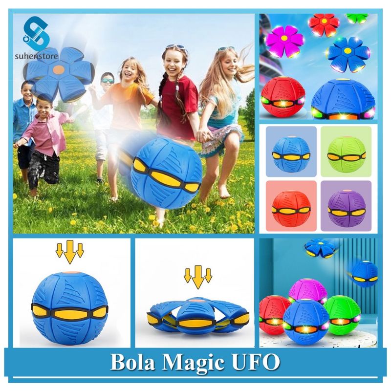 BOLA MAINAN ANAK BASKET UFO / DISCO BALL