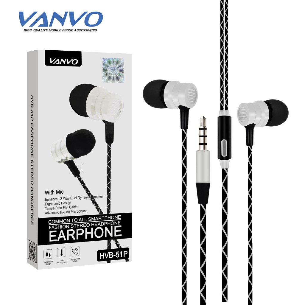 Headset VANVO HVB-51P Fashion Stereo ORIGINAL - Garansi Resmi 1 Tahun