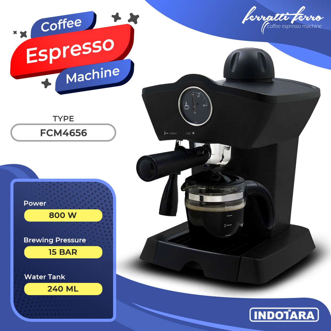 Mesin Kopi Espresso Espresso Machine Ferratti Ferro FCM Mesin Kopi Espresso Espresso Machine Ferratti Ferro FCM