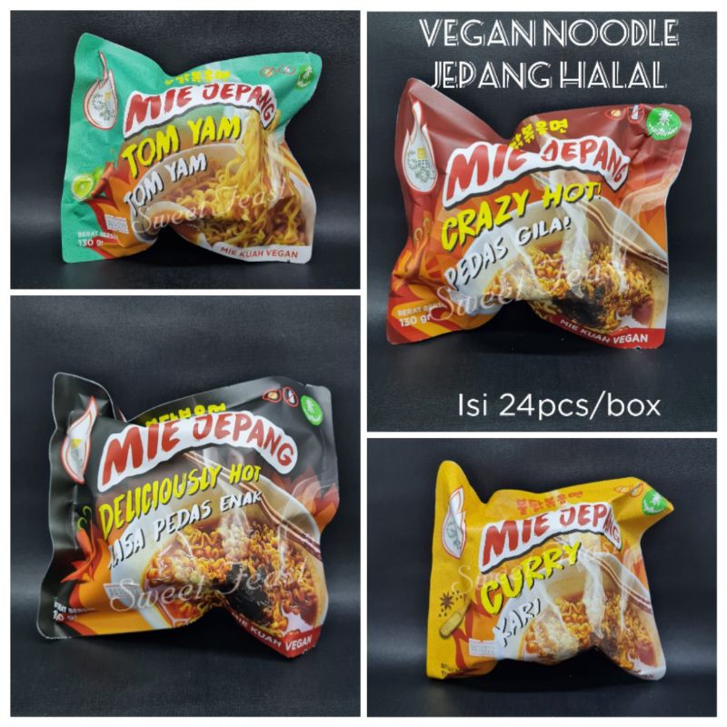 

GREEN WORLD Mie Vege Jepang | Ramen Jepang Vegetarian Halal 4 Variant Rasa (130gr)