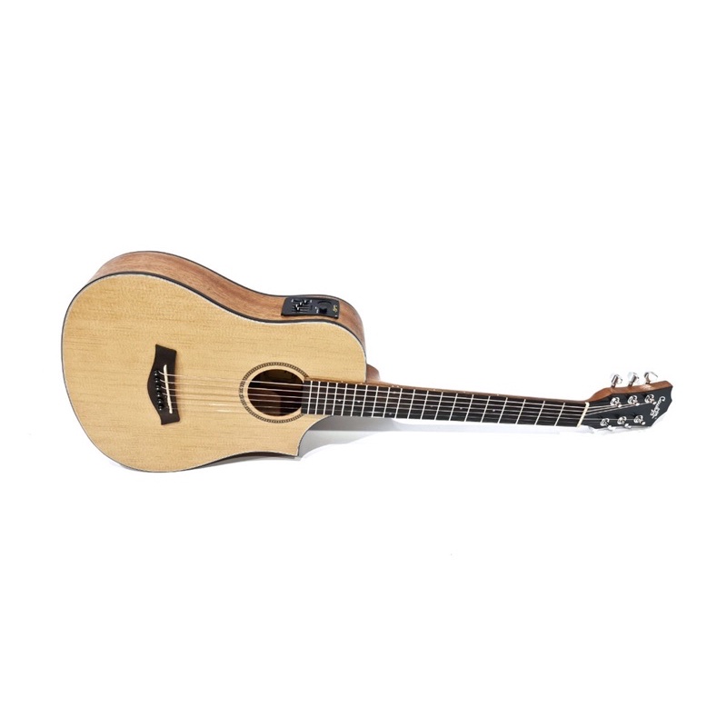 Gitar Akustik Elektrik Cowboy Original 3 per 4 JW-120 NA Solid Equalizer EQ TUNER Cowboy Murah