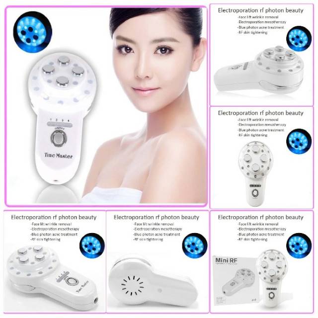 Portabel Mesotherapy Messo nonneedle electroporation lighting RF photon