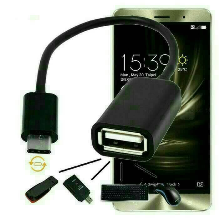 KABEL OTG TYPE C SAMSUNG XIAOMI ASUS USB OTG TYPE C