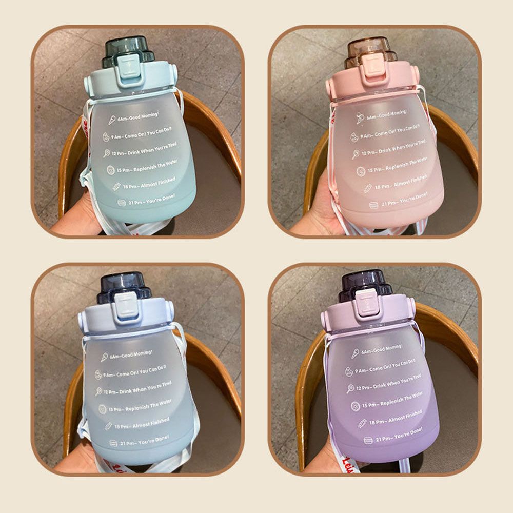 Botol Air Minum Kapasitas Besar 1400ml Bahan Plastik Warna-Warni Untuk Camping / Hiking