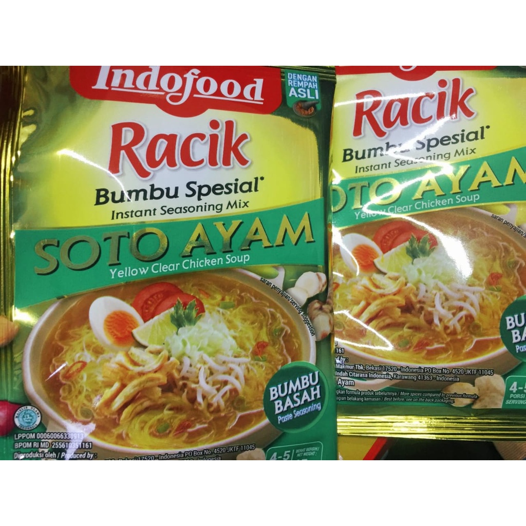 Bumbu Racik Spesial Indofood - Bumbu Basah | Rendang Rawon Kare Opor Gulai Soto Ayam