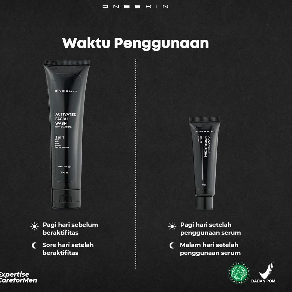 (F-UCY> (✓> ONESKIN SKINCARE PRIA PAKET KINCLONG (terviral>